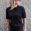 Klaer Ellau0026il Topper | Emmy Merino Top Black