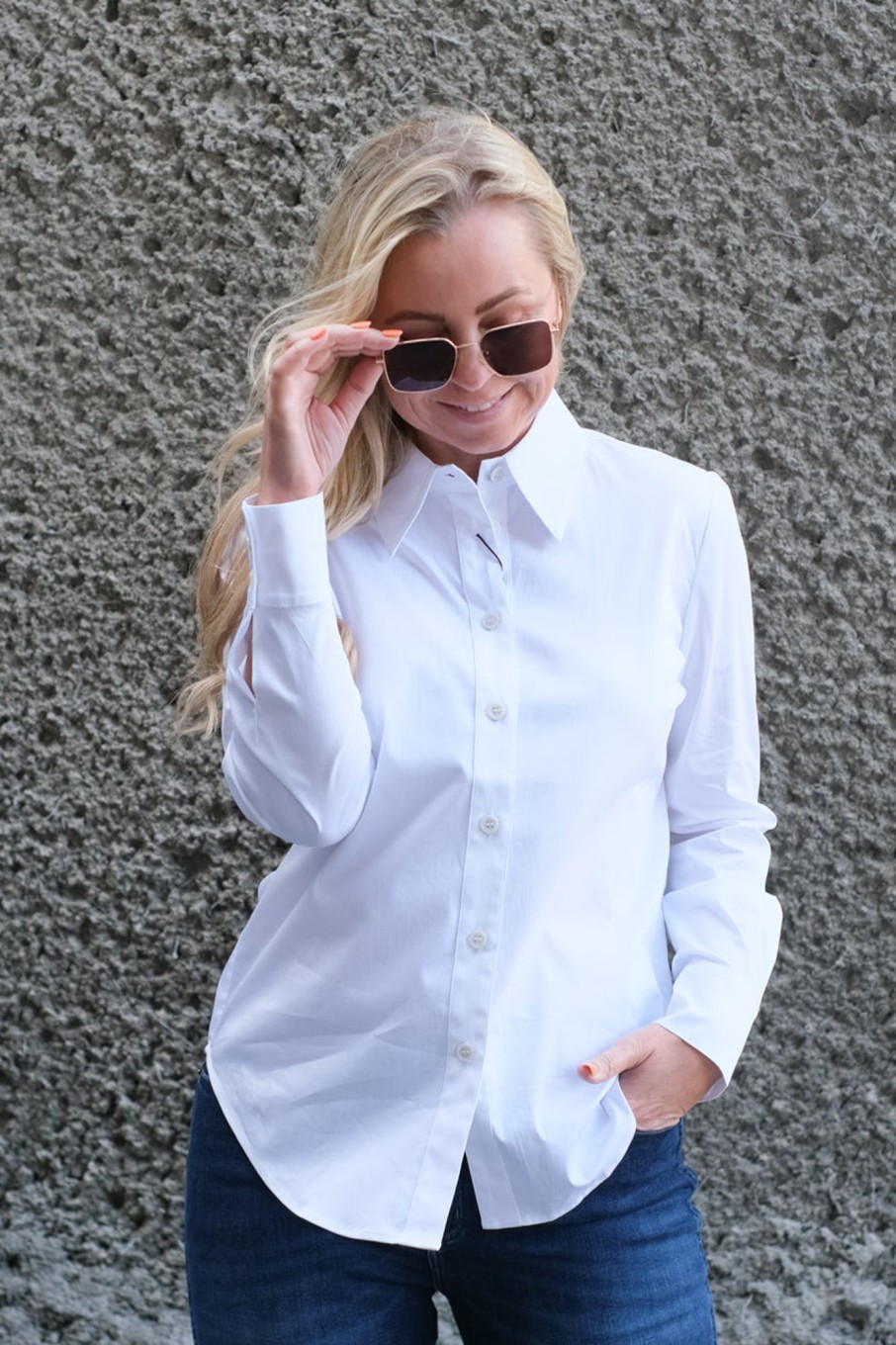 Klaer Sand Copenhagen Skjorter | Cotton Stretch Latia Shirt