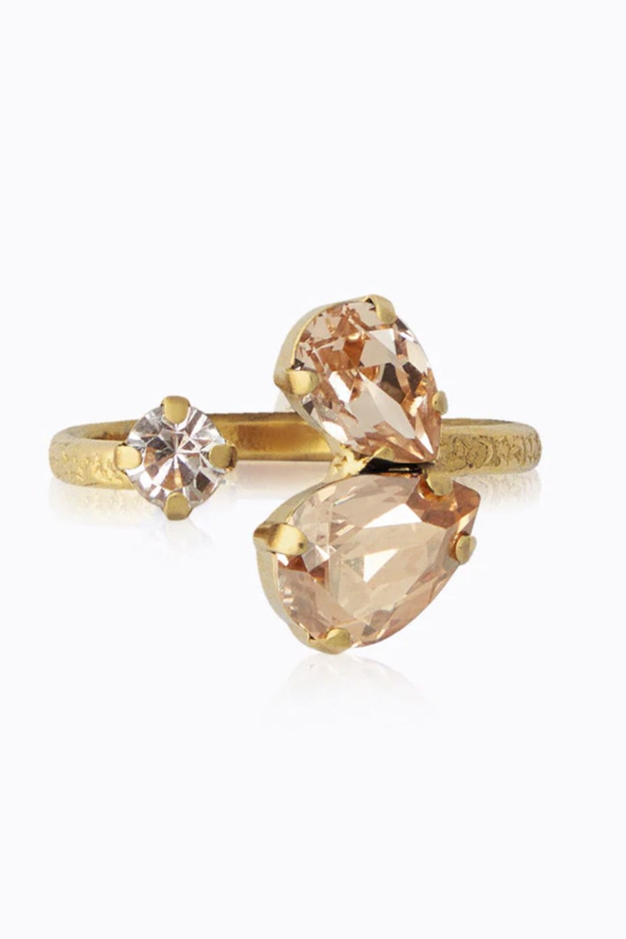 Tilbehor Caroline Svedbom | Alisia Ring Gold Silk