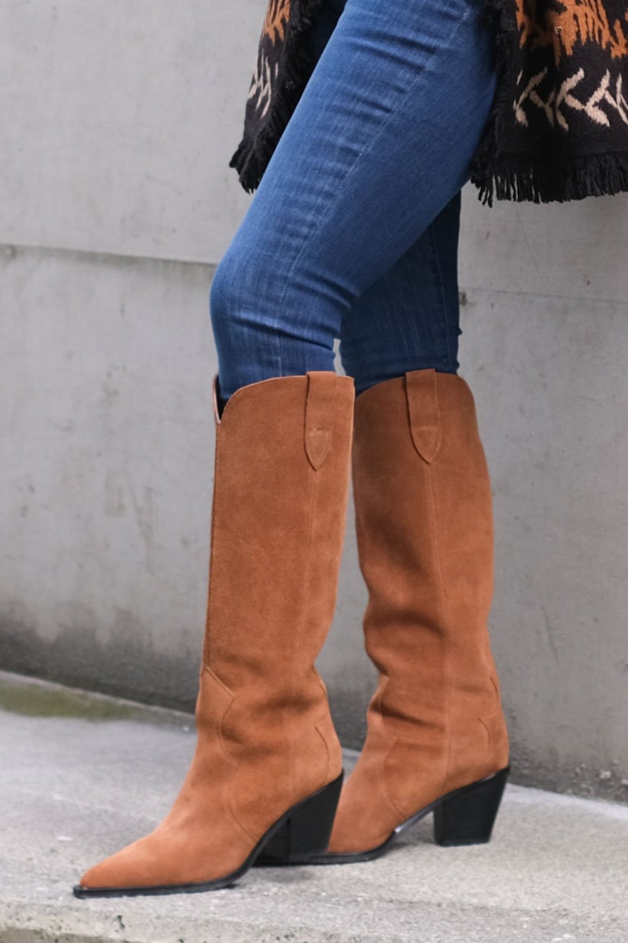 Sko Alias Mae | Mabel Suede Boots Tan