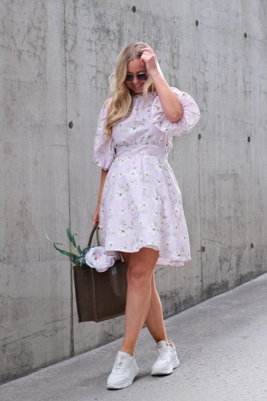 Klaer Camilla Pihl Hverdagskjoler | Clara Dress Lavender Peony Print