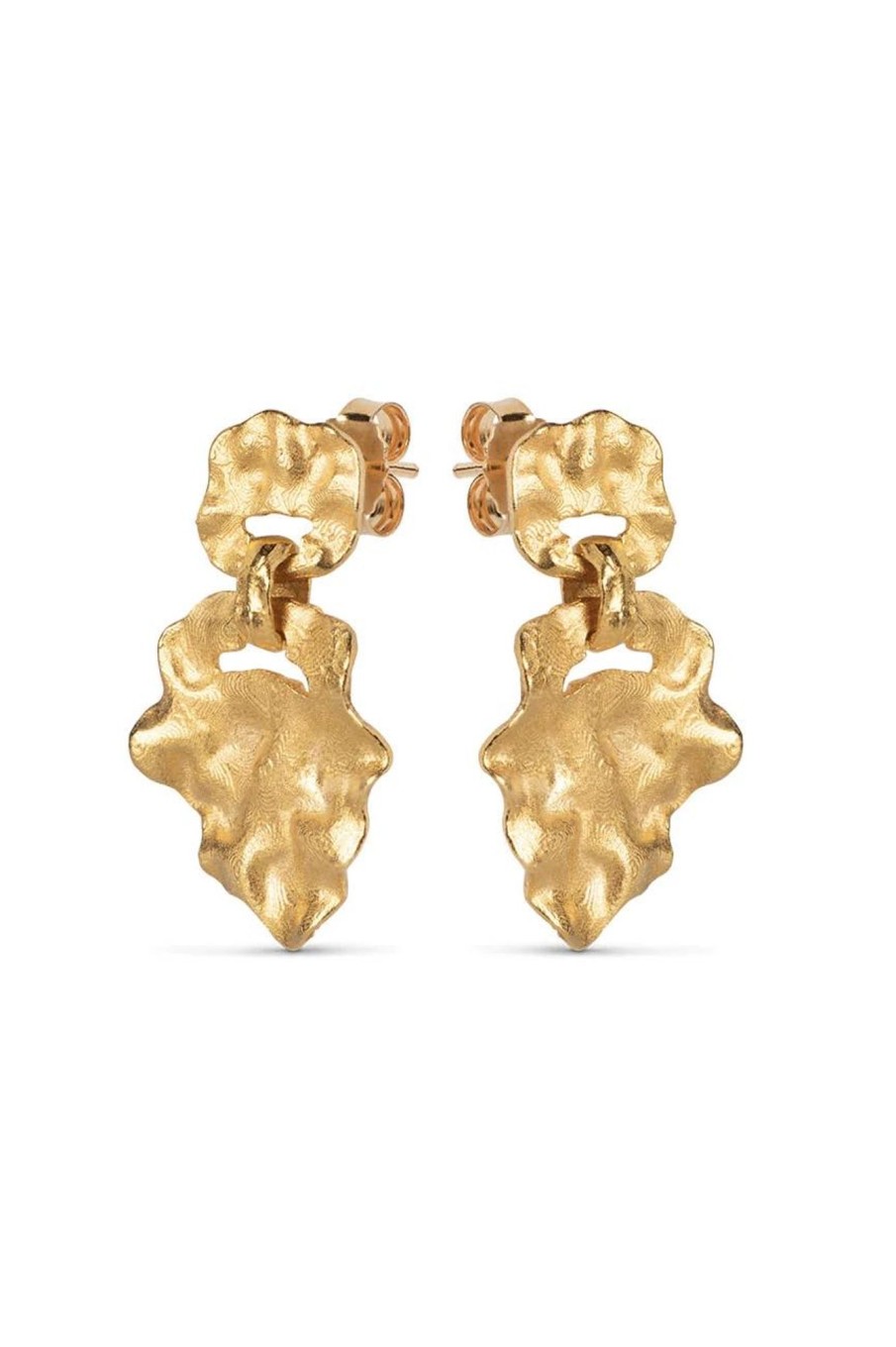 Tilbehor Enamel | Earring Windy Small Gold