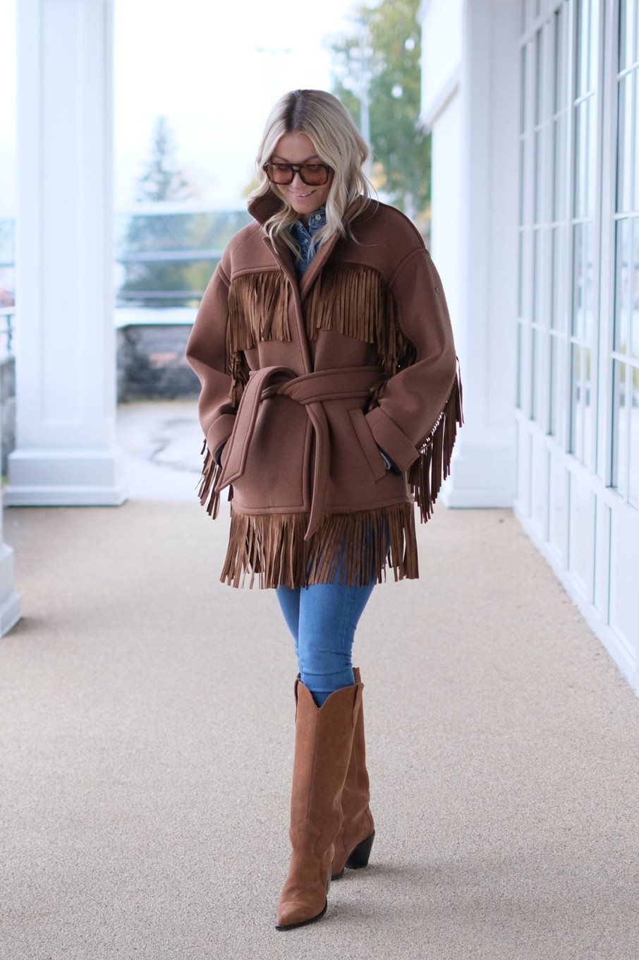 Klaer Goldbergh Jakker | Fringe Jacket Mocha