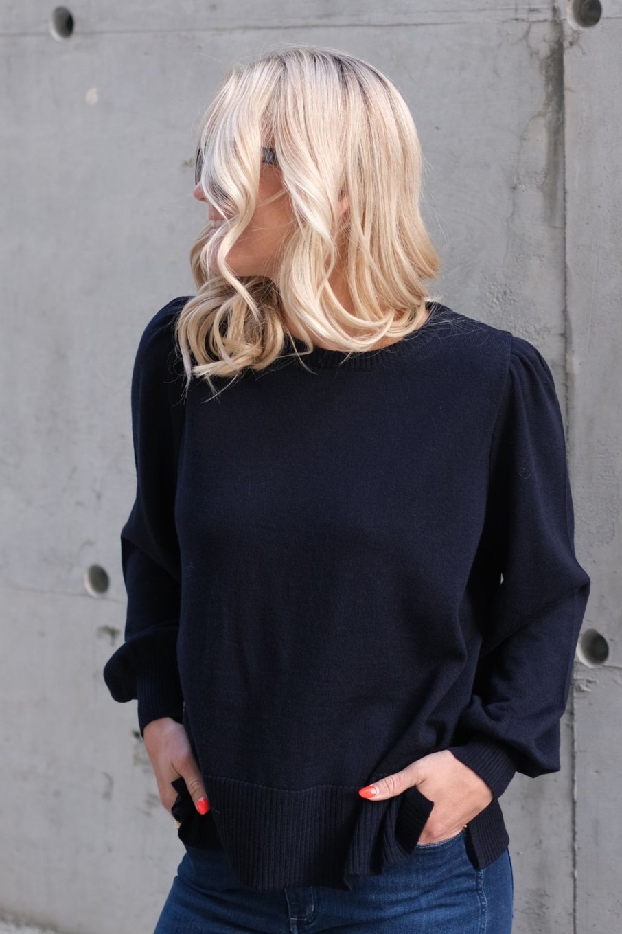 Klaer Ellau0026il Gensere | Sonja Merino Sweater Navy