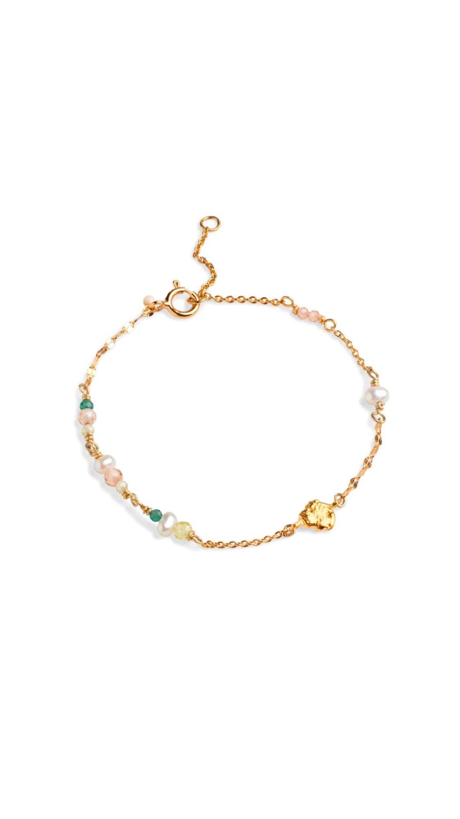 Tilbehor Enamel | Bracelet Lucie Forest Gold