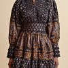 Klaer By Timo Festkjoler | Decorated Poplin Mini Dress Paisley