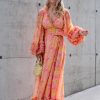 Klaer By Timo Kjoler Til Bryllup | Chiffon Wrap Dress Sunrise