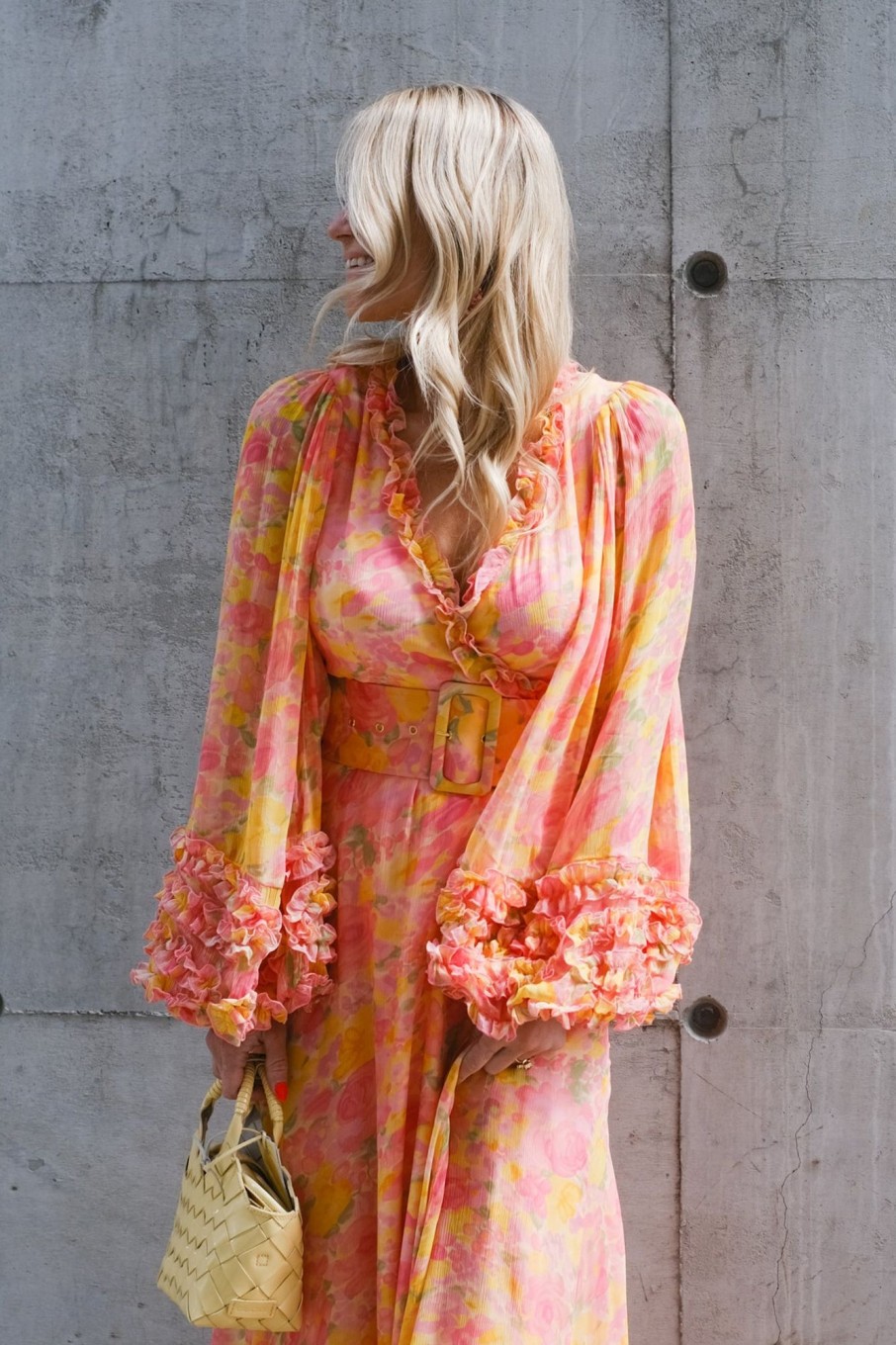 Klaer By Timo Kjoler Til Bryllup | Chiffon Wrap Dress Sunrise