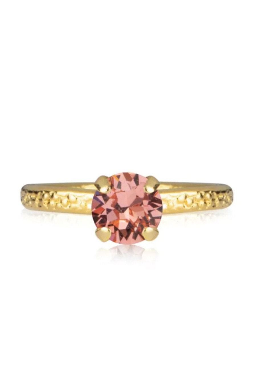 Tilbehor Caroline Svedbom | Natti Ring Gold Rose Peach