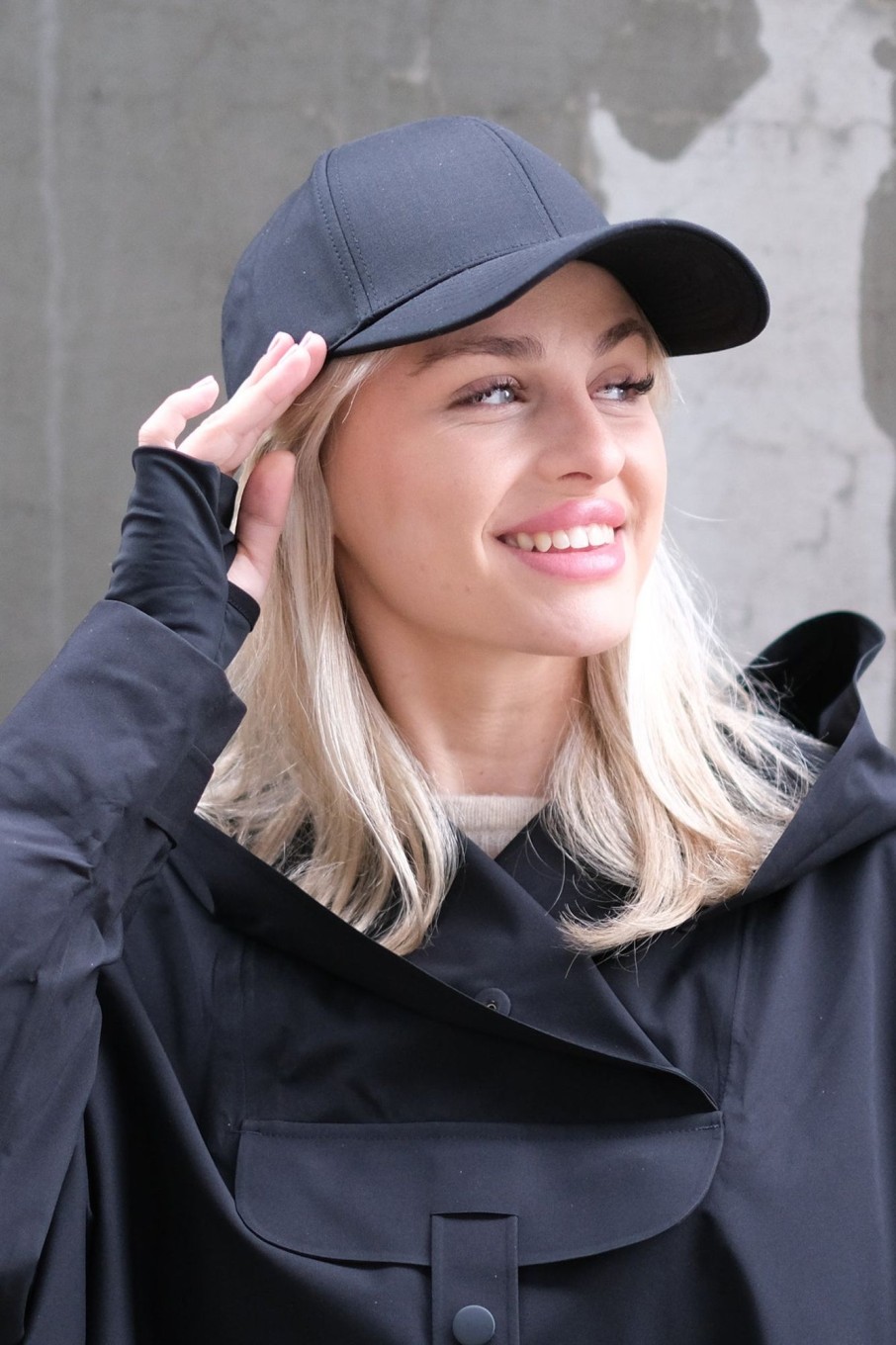 Tilbehor Varsity Headwear | Black Wool Tech Caps