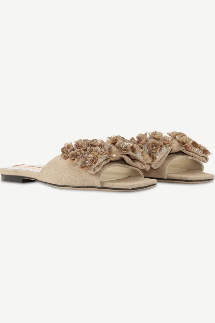 Sko Custommade | Mella Flower Sandals Cornstalk