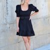 Klaer By Timo Festkjoler | Linen Mini Dress Black