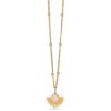 Tilbehor Enamel | Necklace Soleil Pale Peach Gold