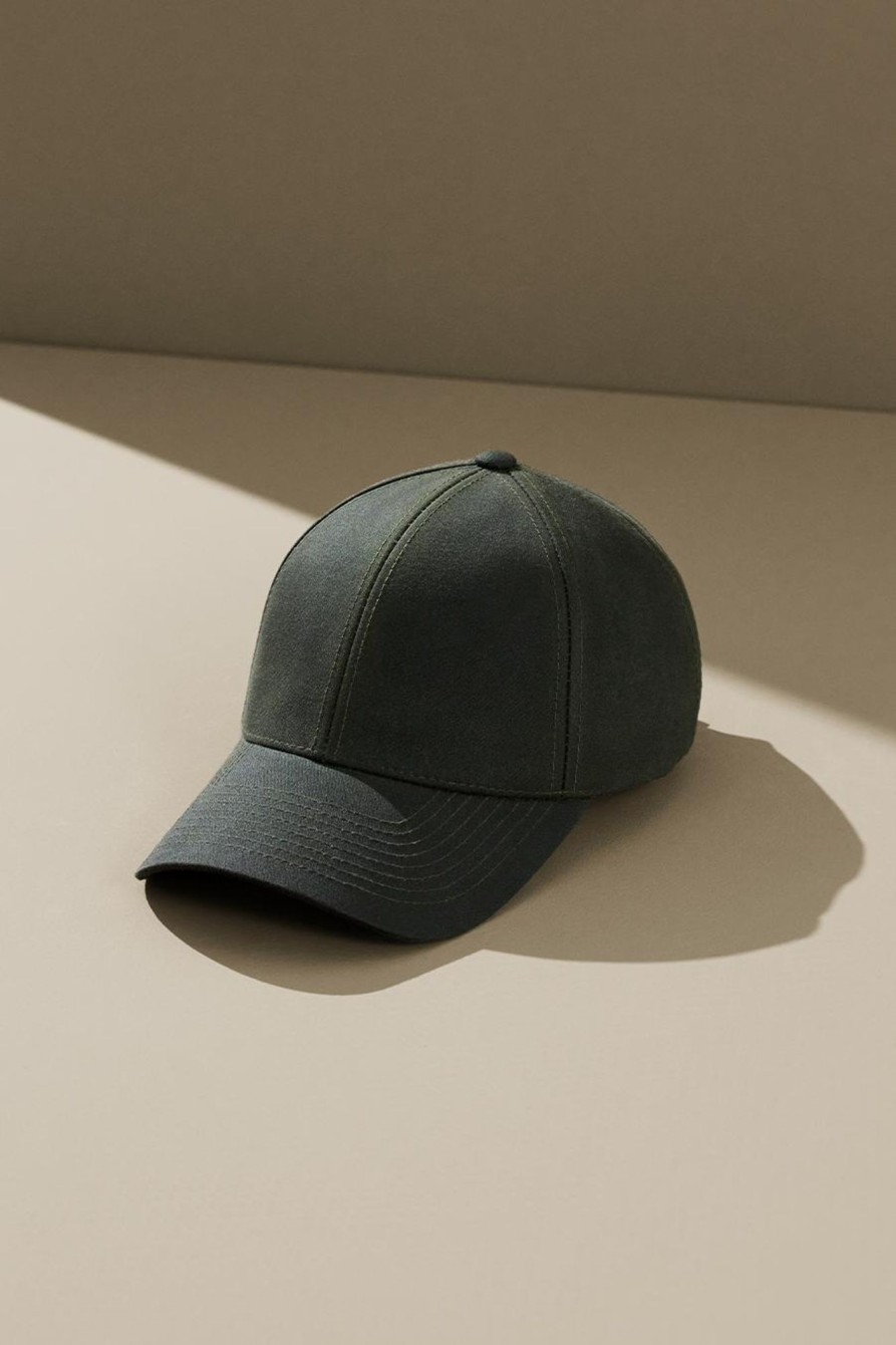 Tilbehor Varsity Headwear | Ivy Green Oilskin