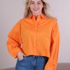 Klaer Second Female Skjorter | Matisol Shirt Orange Pepper