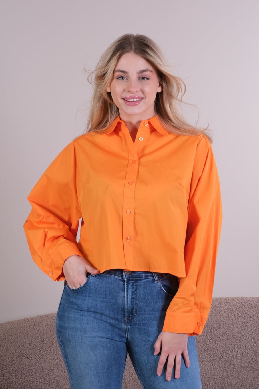 Klaer Second Female Skjorter | Matisol Shirt Orange Pepper