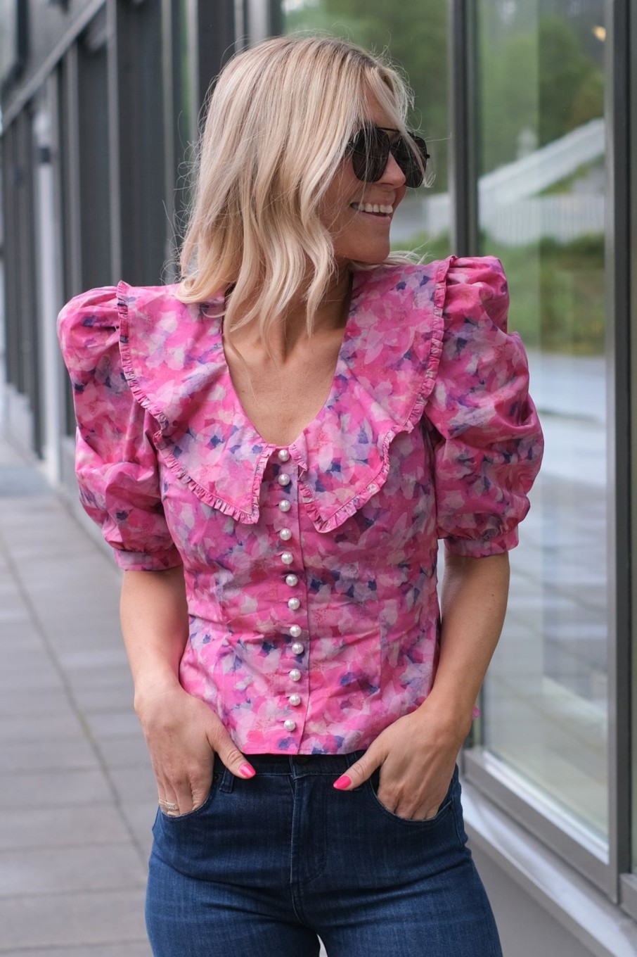 Klaer Custommade Bluser | Savanna Blouse Beetroot Purple