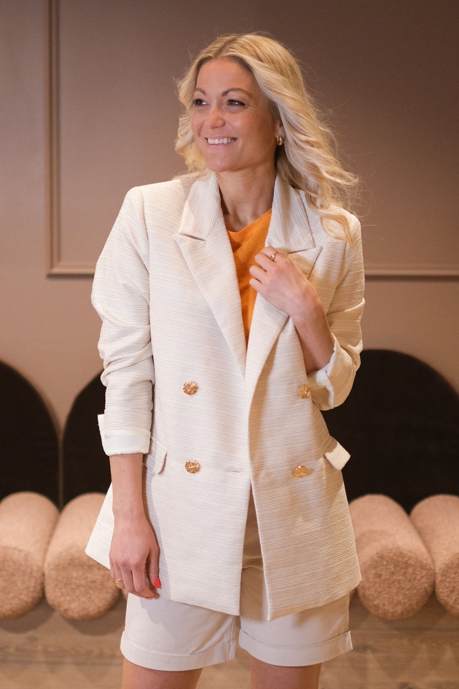 Klaer Second Female Blazere | Portofino Blazer Ivory Cream