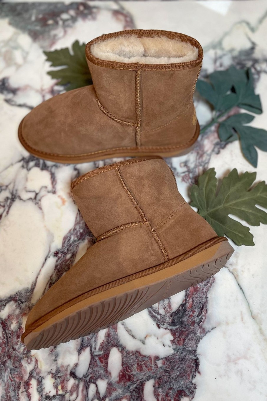 Sko Emu Australia | Stinger Mini Boots Chestnut