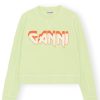 Klaer Ganni Gensere | Isoli Ganni Rock Sweatshirt Lily Green