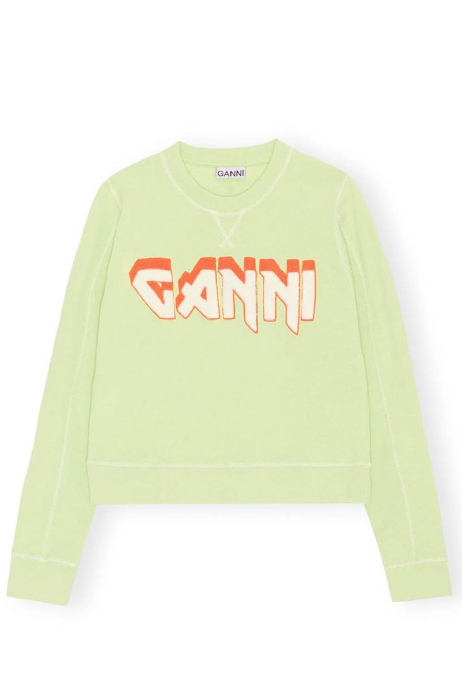 Klaer Ganni Gensere | Isoli Ganni Rock Sweatshirt Lily Green