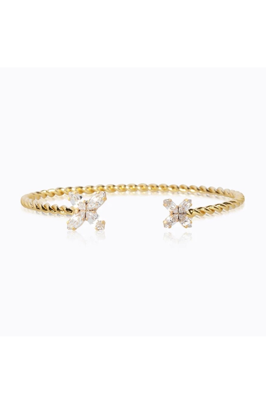 Tilbehor Caroline Svedbom | Crystal Star Bracelet Gold Crystal