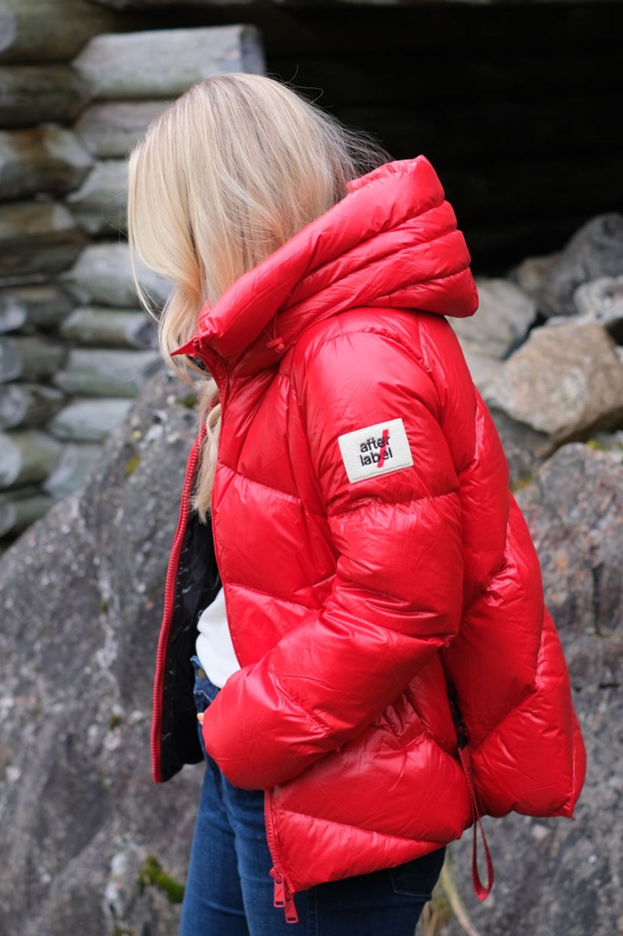 Klaer Afterlabel Dunjakker | Helsinki Down Jacket Red