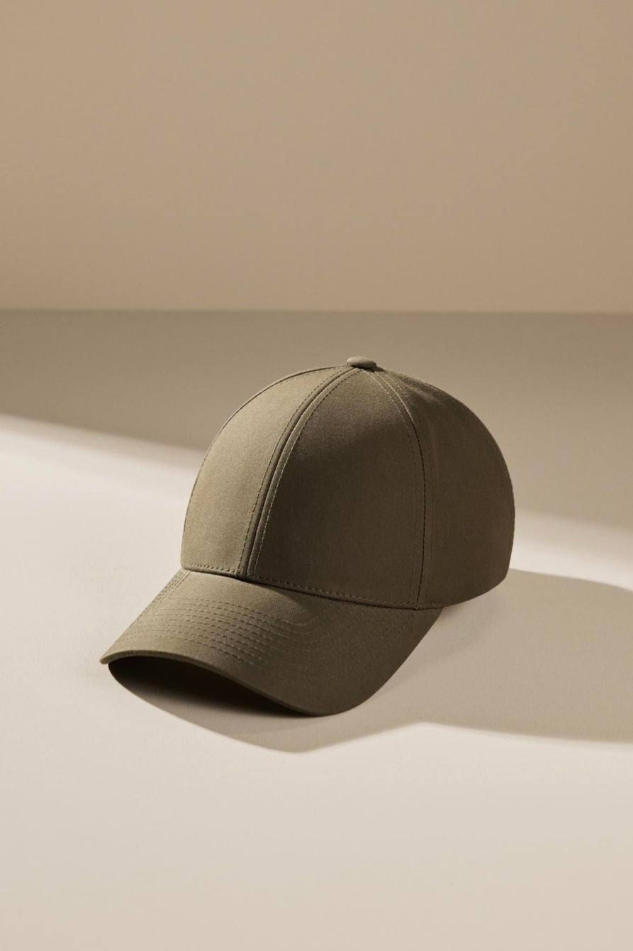 Tilbehor Varsity Headwear | Leather Brown Cotton Caps