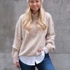 Klaer Arnie Says Gensere | Magalie Sweater Beige Melange