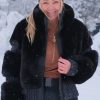 Klaer Goldbergh Skiklaer | Furry Ski Jacket Black