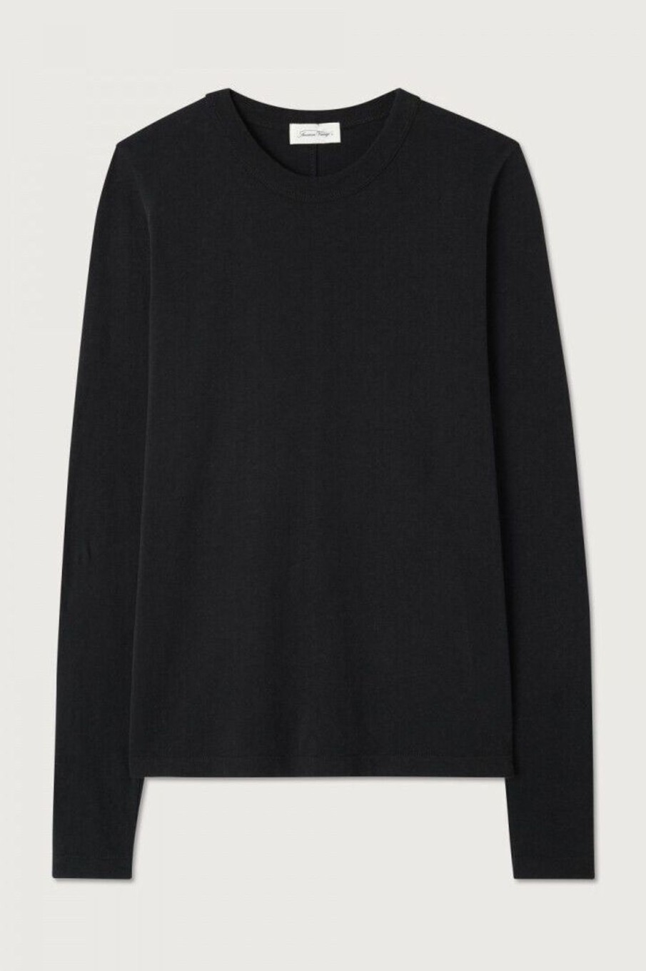 Klaer American Vintage Topper | Gamipy Longsleeve O-Neck Noir