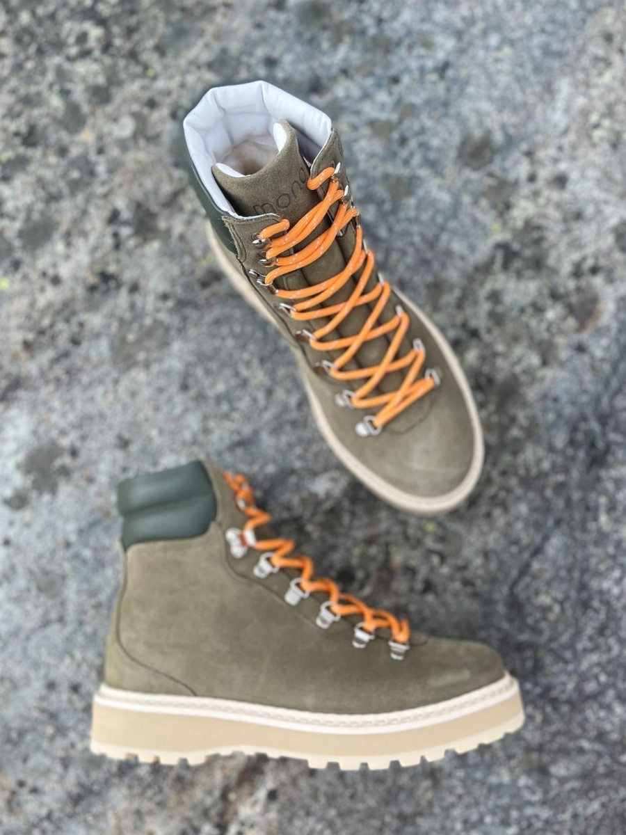 Sko Mono | Hiking Suede Military