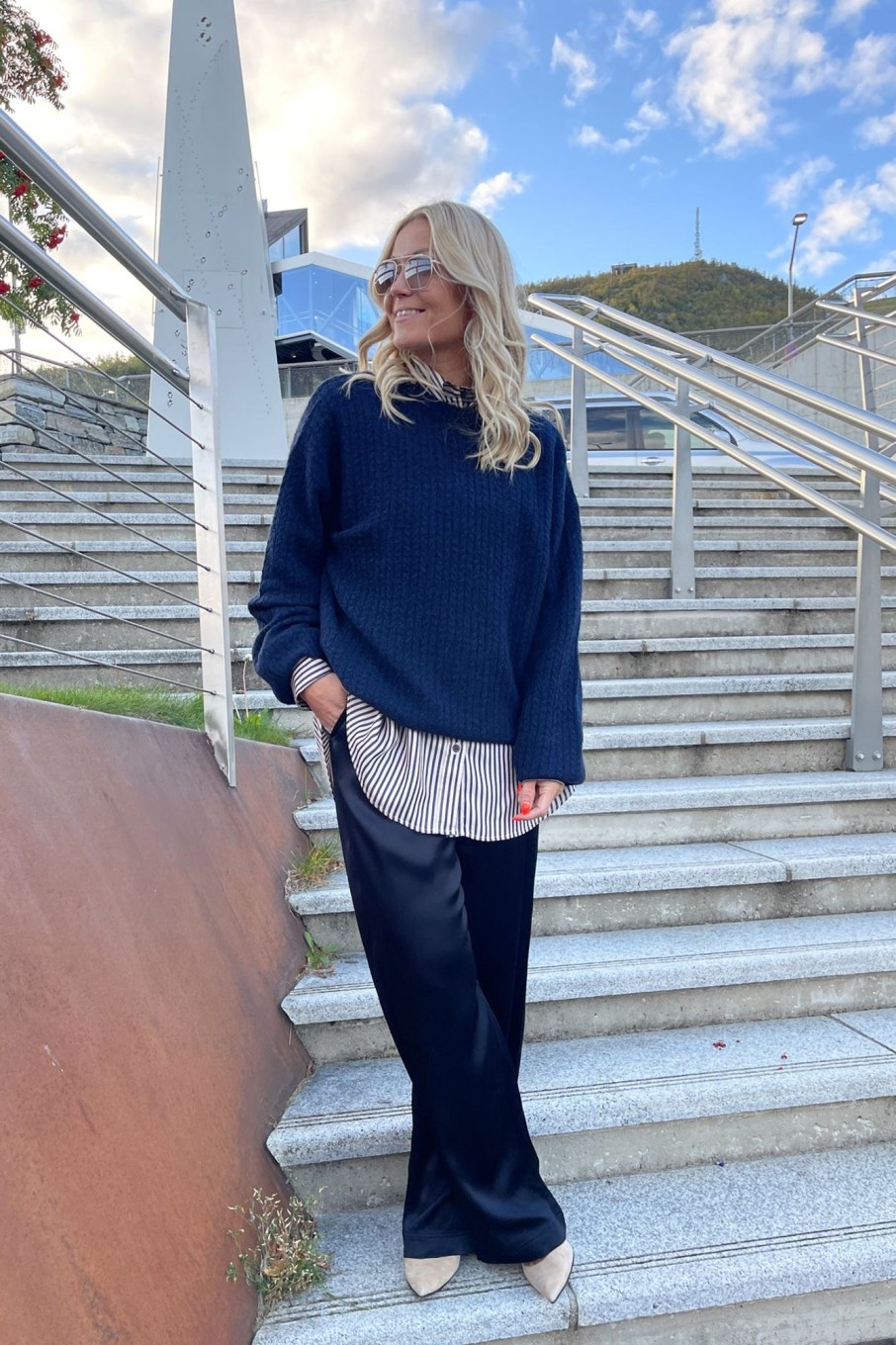 Klaer Arnie Says Gensere | Magalie Sweater Dk Navy