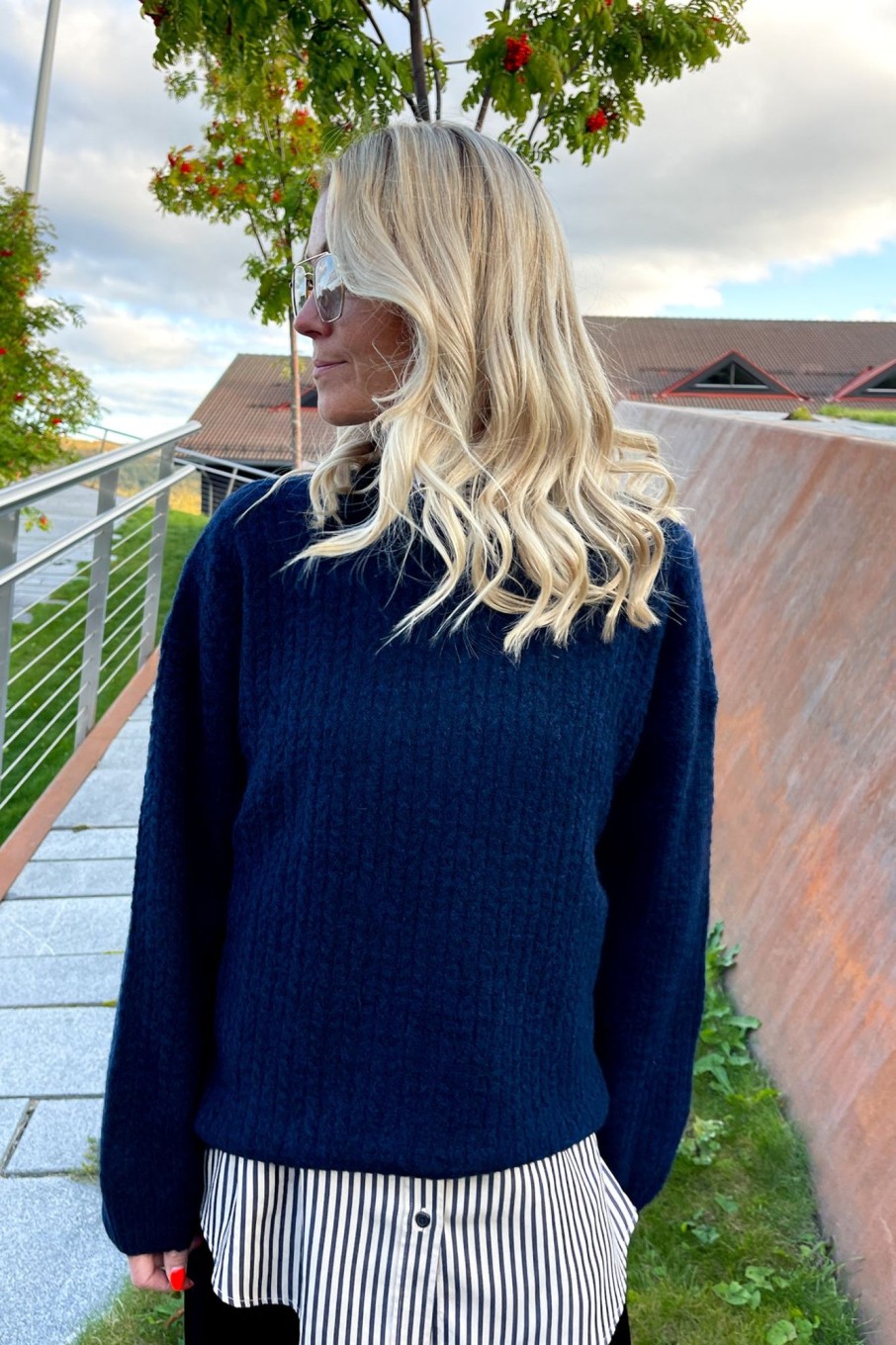 Klaer Arnie Says Gensere | Magalie Sweater Dk Navy