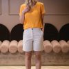 Klaer Second Female Topper | Peony O-Neck Tee Apricot