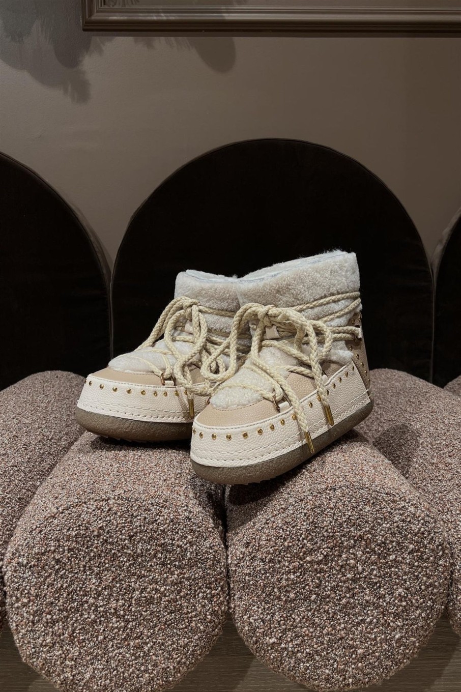 Sko Inuikii | Curly Rock Boot Beige