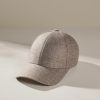 Tilbehor Varsity Headwear | Argent Khaki Linen Caps