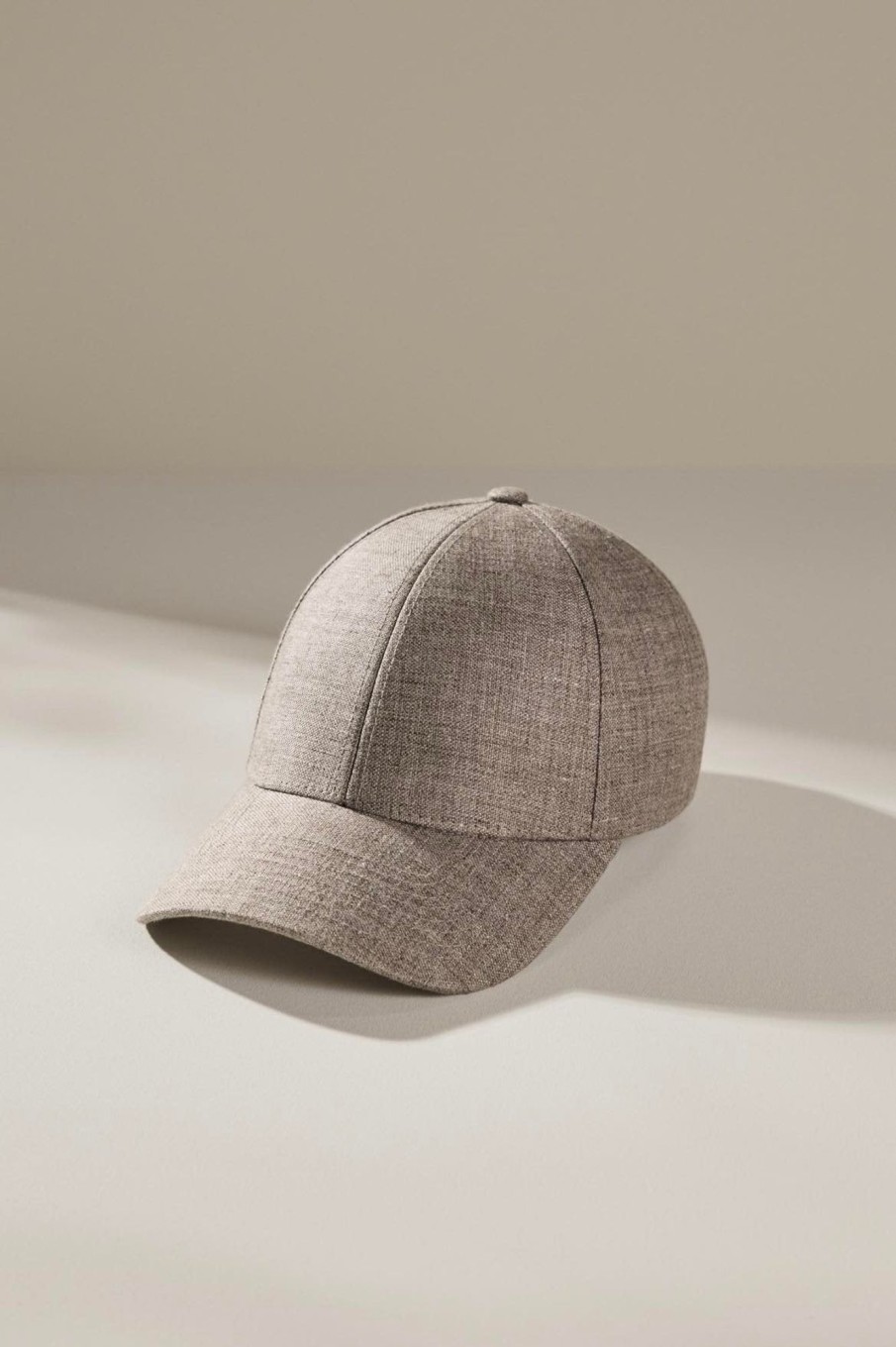 Tilbehor Varsity Headwear | Argent Khaki Linen Caps