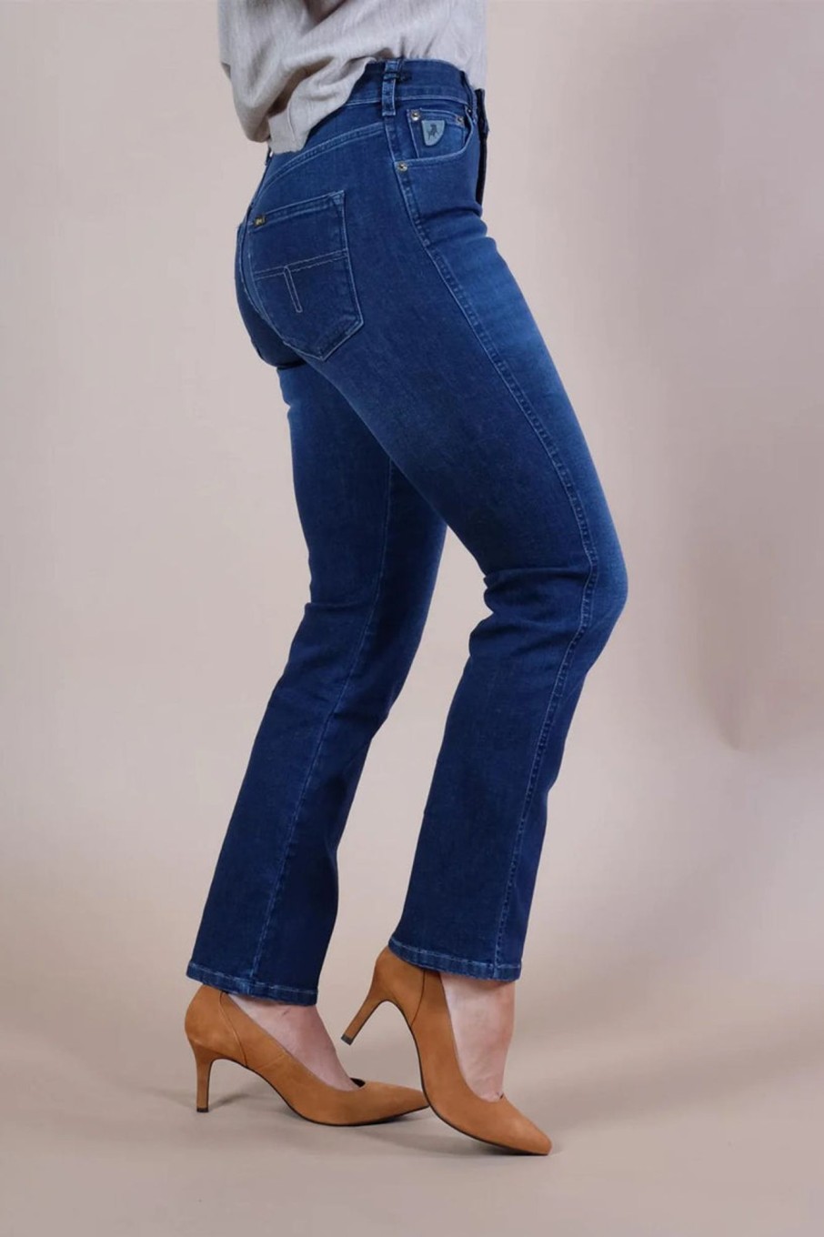 Klaer Lois Jeans | Malena Marconi Mist Dark Stone