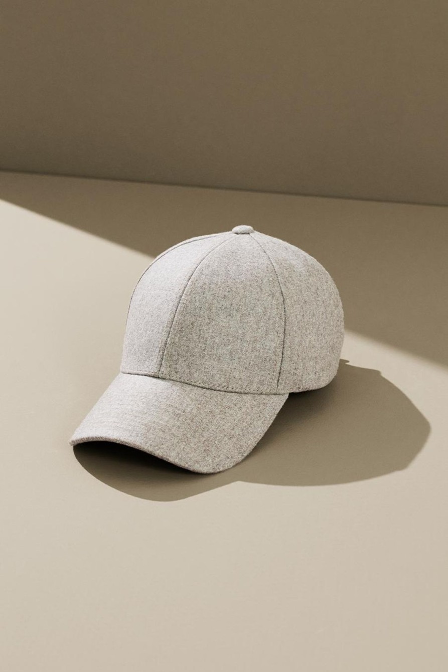 Tilbehor Varsity Headwear | Umber Beige Wool Caps