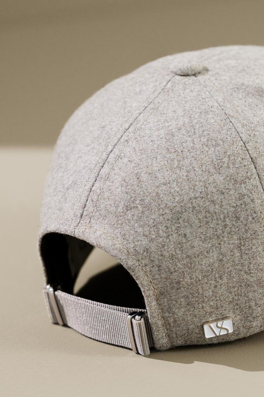 Tilbehor Varsity Headwear | Umber Beige Wool Caps